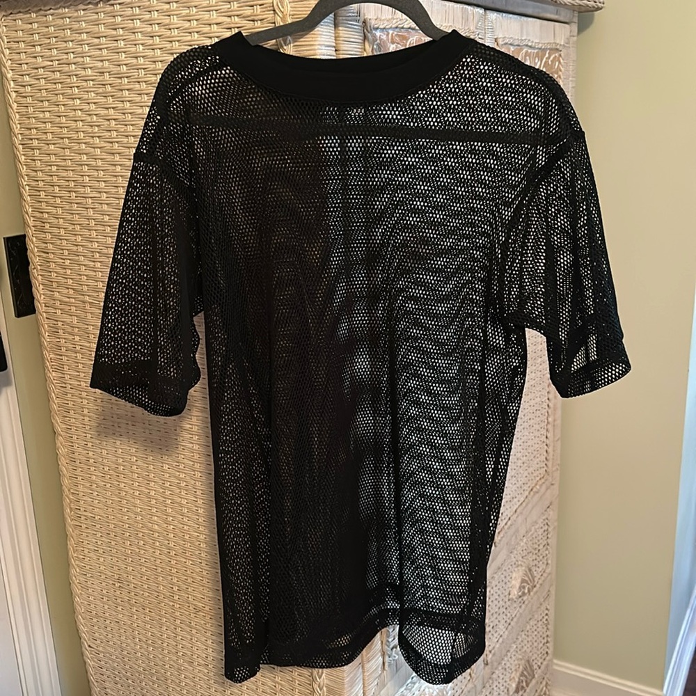 BP Nordstrom Mesh Coverup Black M, NWOT